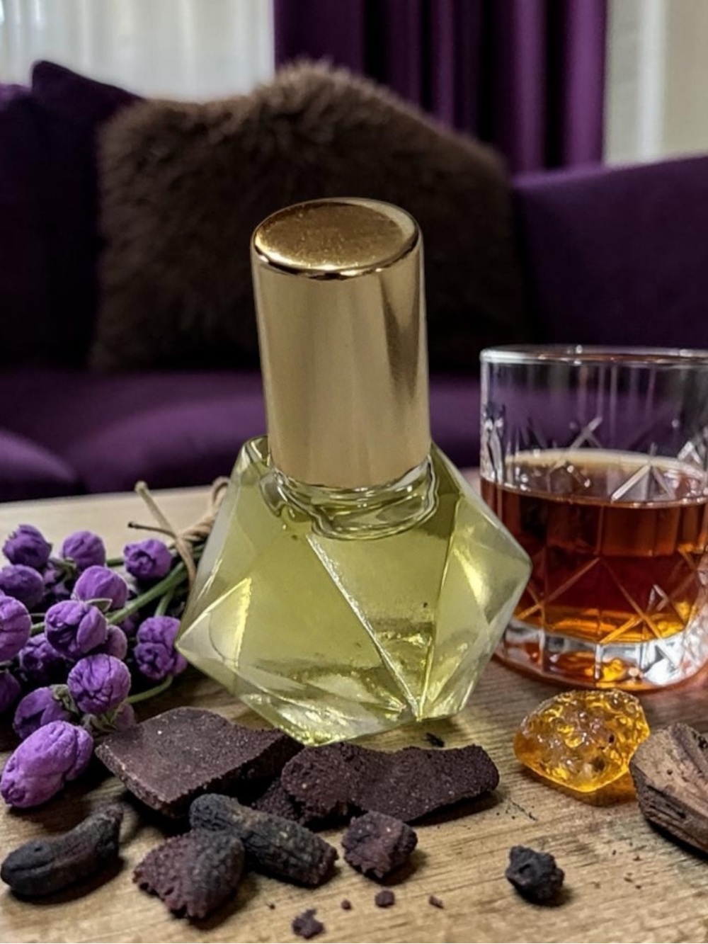 Luxurious Aromatherapy Body Oil Scent Roller Orchid & Vine Botanical Oils